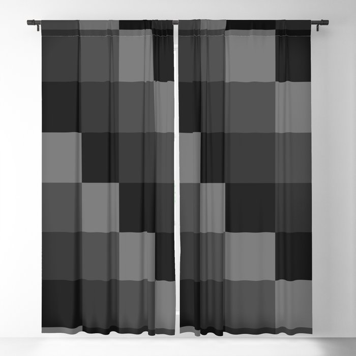 Four Shades of Black Square Blackout Curtain