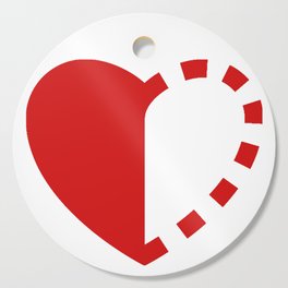 Micah Mason Foundation Red Heart Cutting Board