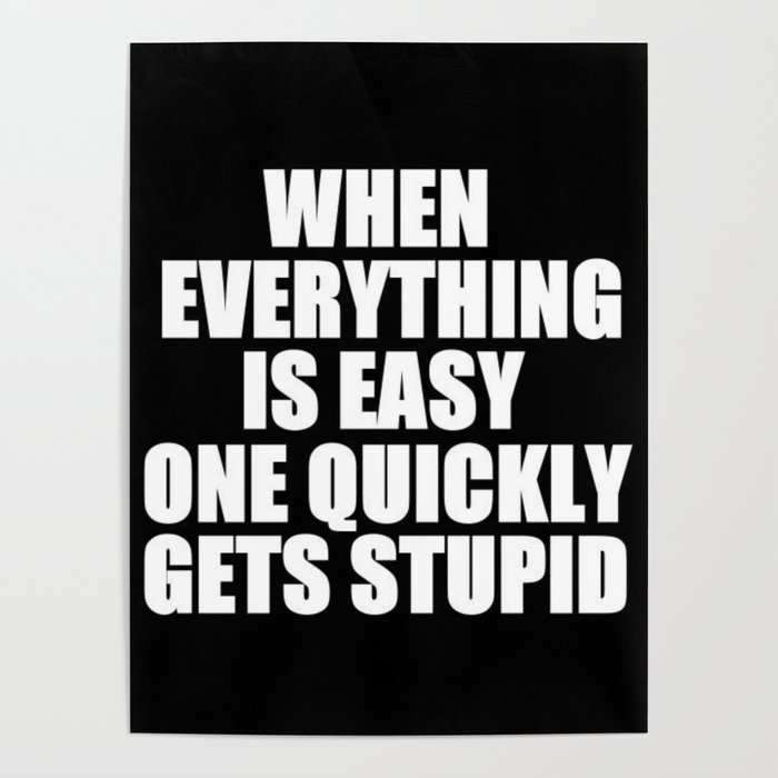 Everything Is Easy Poster