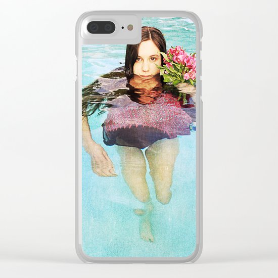 She Realized People Are Not Always What They Appear to Be Clear iPhone Case