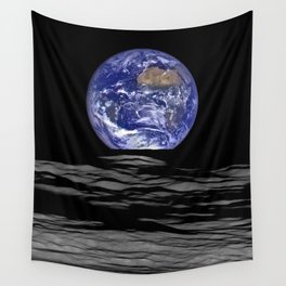 Earthrise As Seen From The Moon Wall Tapestry