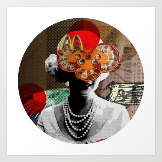 MMM · Crop Circle Art Print