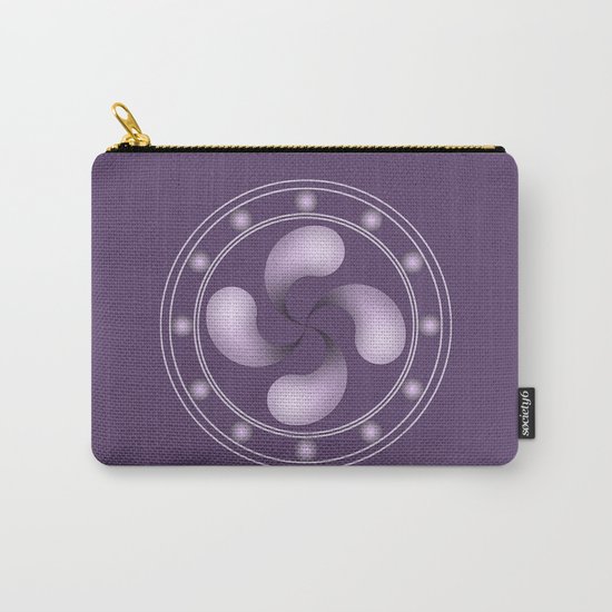 LAUBURU IN PURPLE (abstract geometric symbol) Carry-All Pouch