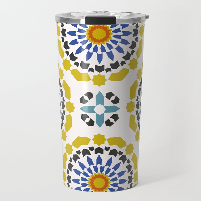 Moroccan Pattern Travel Mug