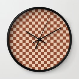 GrannySquare-TreeStem+RollingPin Wall Clock