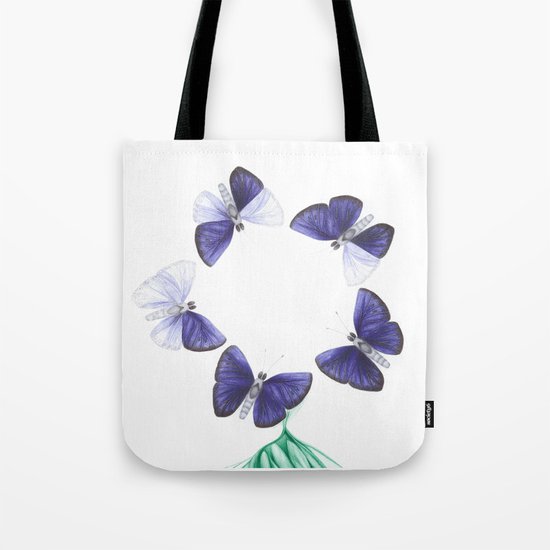 Papilio angelus (circle version) Tote Bag