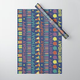 Cat Wrap Gift Paper Happy Birthday Wrapping Paper