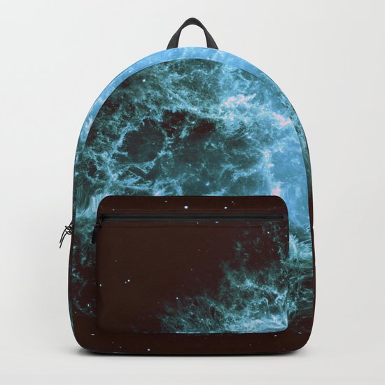 Crab Nebula Freshwater Blue teal Backpack