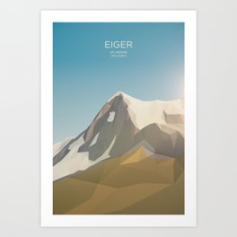 Eiger / Mountain Art Art Print