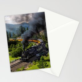 Steam Train, Durango & Silverton Railroad, Colorado Stationery Cards