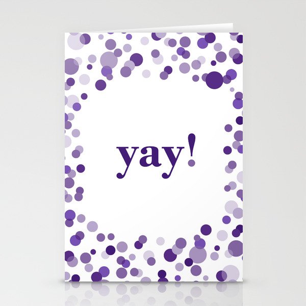 yay! for everything & anything blank card Stationery Cards