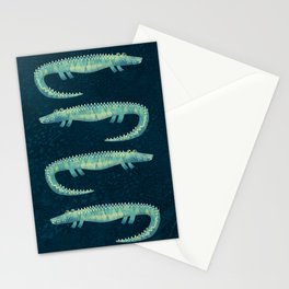 Alligator - or maybe Crocodile Stationery Cards