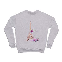 Eiffel Tower Vintage Paris France Crewneck Sweatshirt