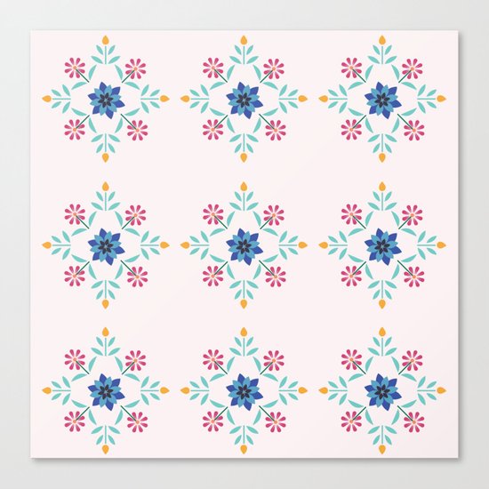 Floral Pattern #3 Canvas Print