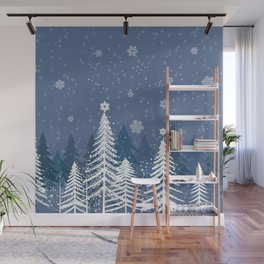 Winter Snow Forest Wall Mural