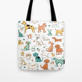 Dogs Dogs Dogs Tote Bag