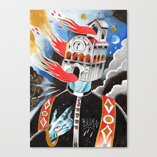 Jesus don't want me for a sunbeam Canvas Print