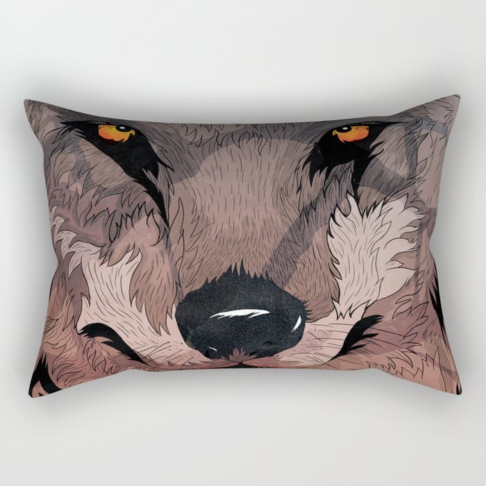 Wolf Mother Rectangular Pillow