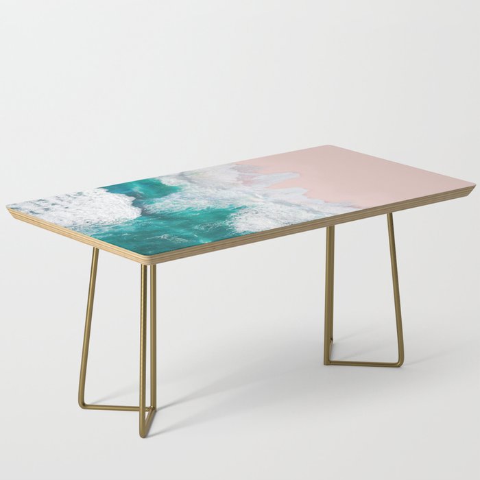 pink sand table