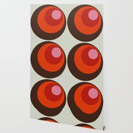 Gleti - Classic Colorful Abstract Minimal Retro 70s Style Dots Design Wallpaper