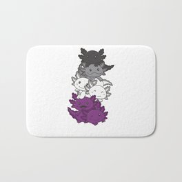 Asexual Flag Pride Lgbtq Axolotl Cute Animals Bath Mat