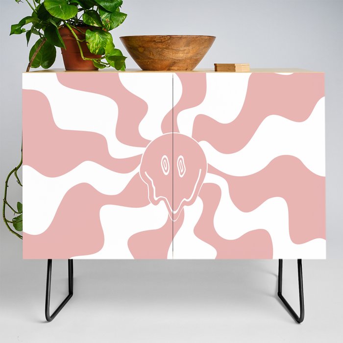Smile Melt - Pink and White Credenza
