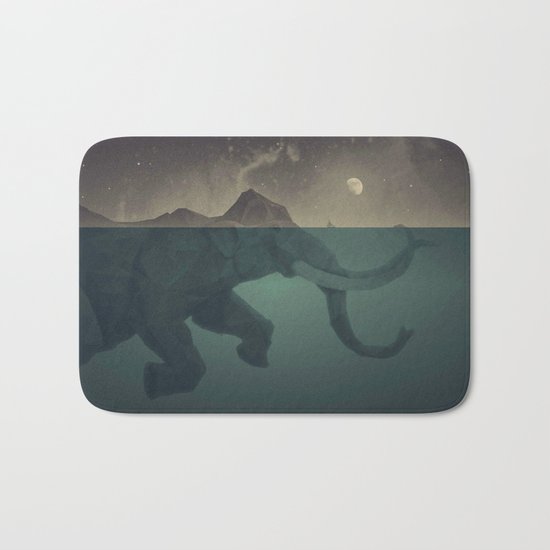Elephant mountain Bath Mat