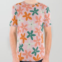 Tiny Flower Pattern #3 All Over Graphic Tee