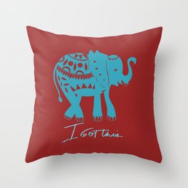 I got this blue elephant Throw Pillow
