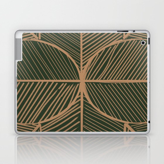 Hand Drawn Minimal Tropical Leaf Laptop & iPad Skin