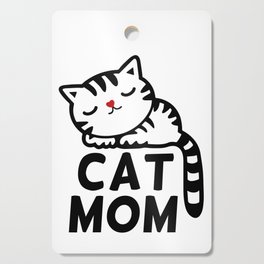 Cat Mom Cutting Board