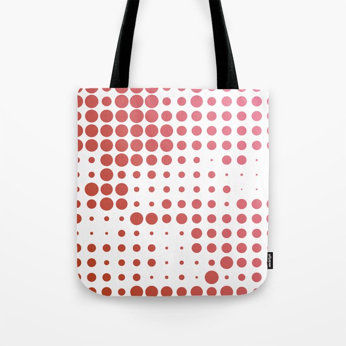 Abstract halftone pattern texture. Vintage modern background. Punk, pop, grunge vintage style. Minimalism and Memphis tradition.  Tote Bag