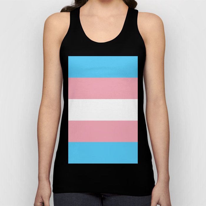 Trans flag tank discount top