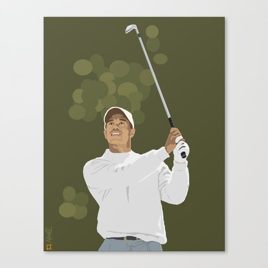 Tiger Woods Canvas Print