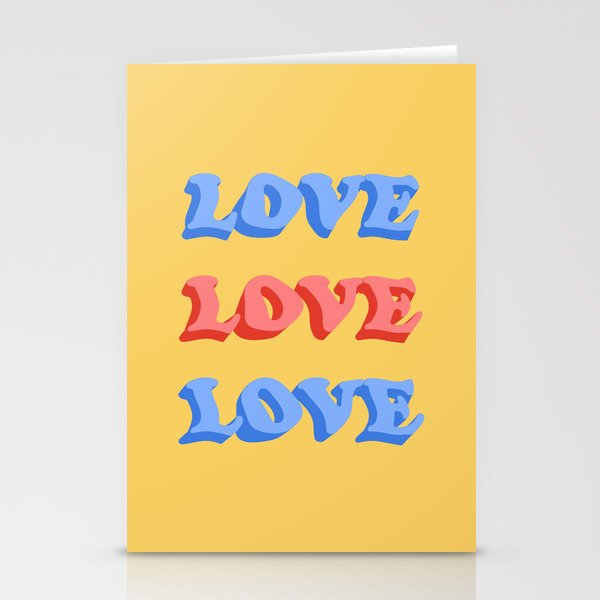 Love Wave Stationery Cards