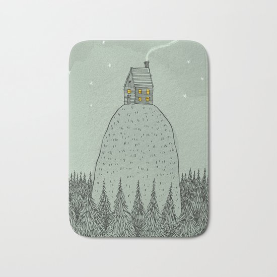 'The house on the hill' Bath Mat