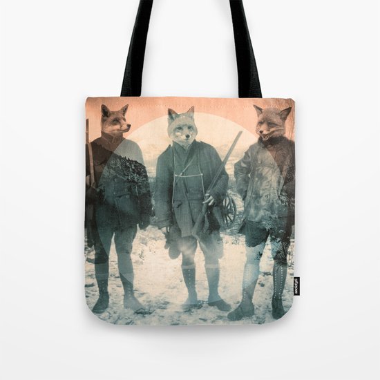 Fox Hunt Tote Bag