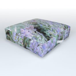 Floral Lavender | Botanical fine art nature photography print | Pastel tones Outdoor Floor Cushion