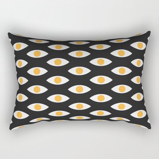 eye pattern Rectangular Pillow