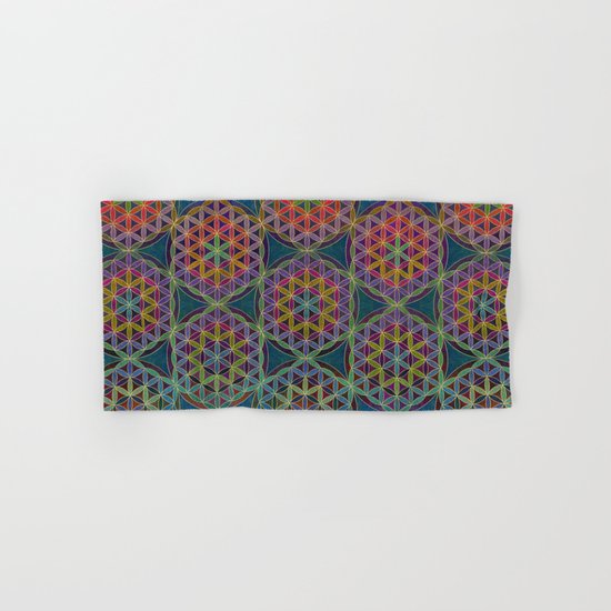 The Flower of Life (Sacred Geometry) 5 Hand & Bath Towel