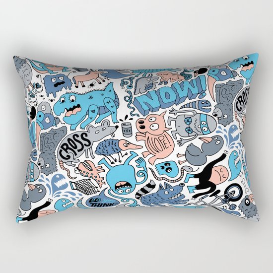 Gross Pattern Rectangular Pillow