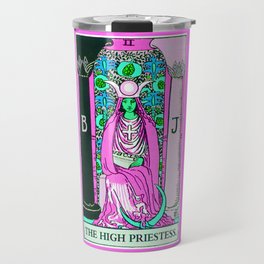 2. The High Priestess- Neon Dreams Tarot Travel Mug