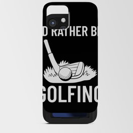 Golf Ball Golfing Player Golfer Training Beginner iPhone Card Case