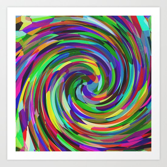 Twist Art Print