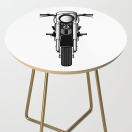 Motorbike Front View. Side Table