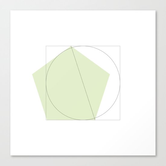 #146 Extrapolation – Geometry Daily Canvas Print