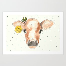 Cow Painting Art Prints For Any Decor Style Society6 Christmas worksheets and online activities. society6