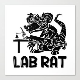 Lab Tech Lab Rat Chemist Laboratory Technician Canvas Print