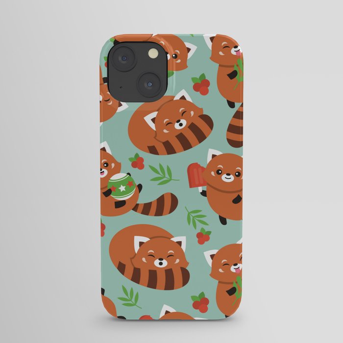 Happy Red Panda iPhone Case