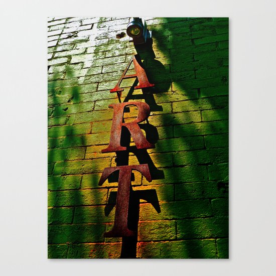 Art on Bricks Canvas Print